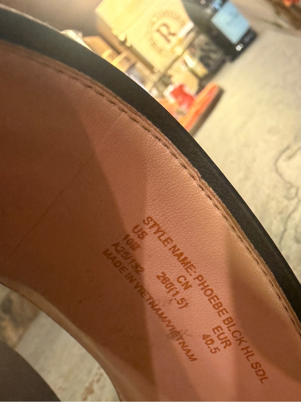kate spade phoebe style size 10 Black Leather Block Heel Slide Sandals - Picture 9 of 15